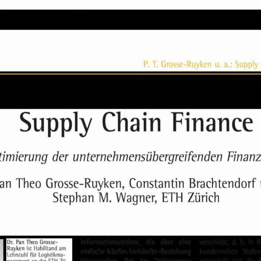Supply Chain Finance - Optimizing the Financial Supply Chain